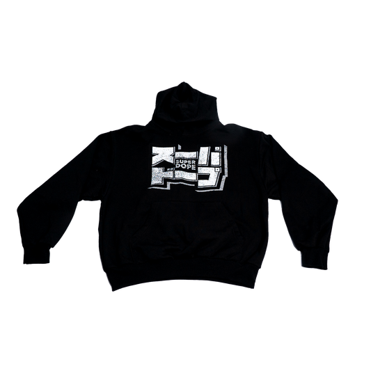 SUPER DOPE "Gallery” Logo Hoody (BLACK)