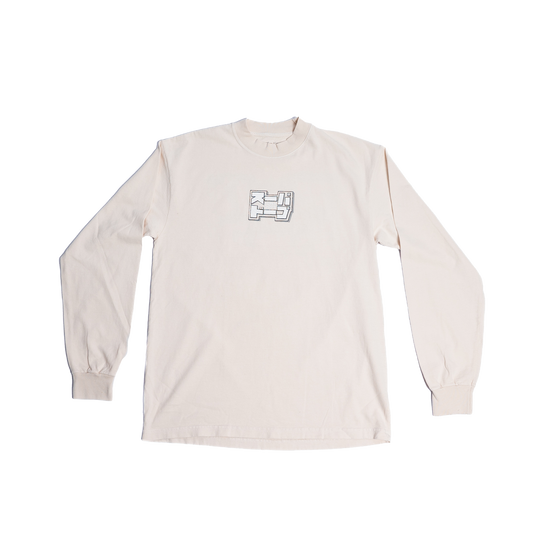 SUPER DOPE "Gallery” Logo LS (CREAM)