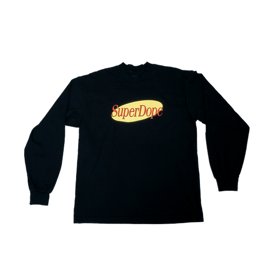 SUPER DOPE "Seinfield” LS (BLACK)