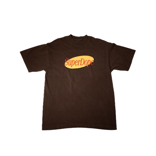 SUPER DOPE "Seinfield” Tee (BROWN)
